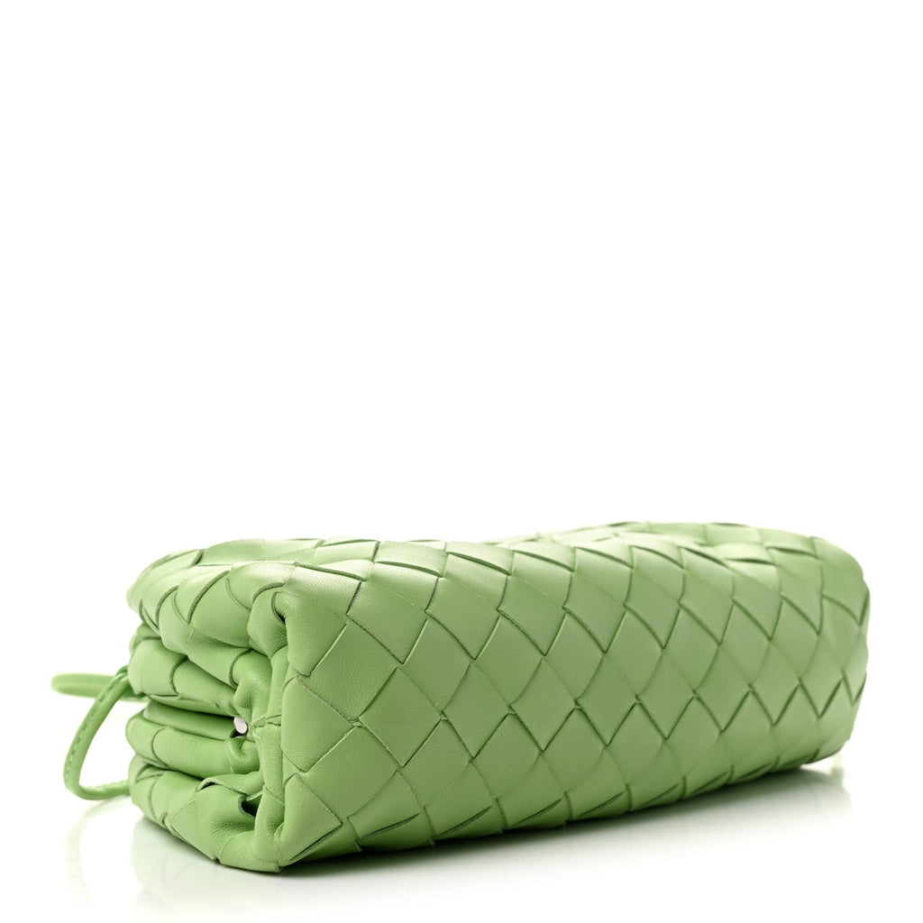 Nappa Intrecciato The Mini Pouch Pistachio