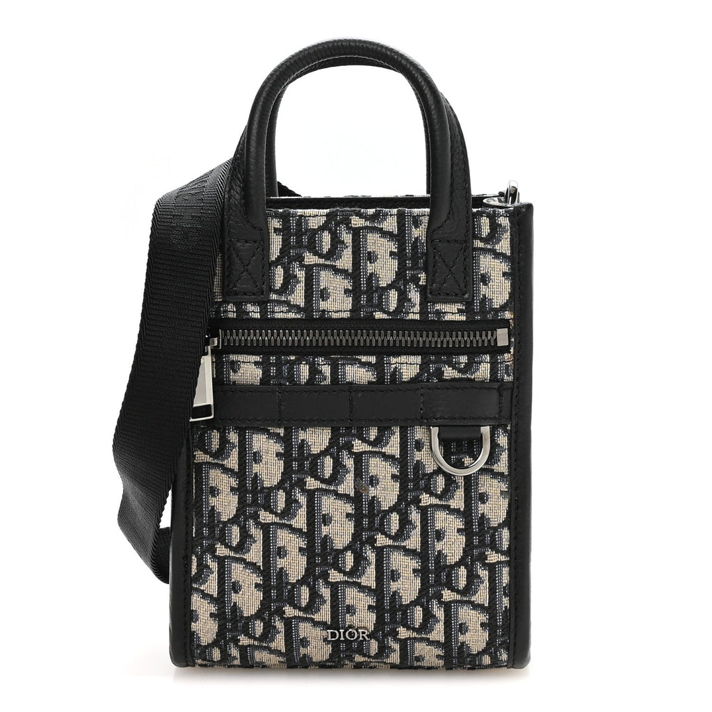 HOMME Oblique Safari Messenger Blue
