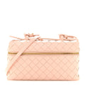 Calfskin Intrecciato Bang Bang Vanity Case Cameo