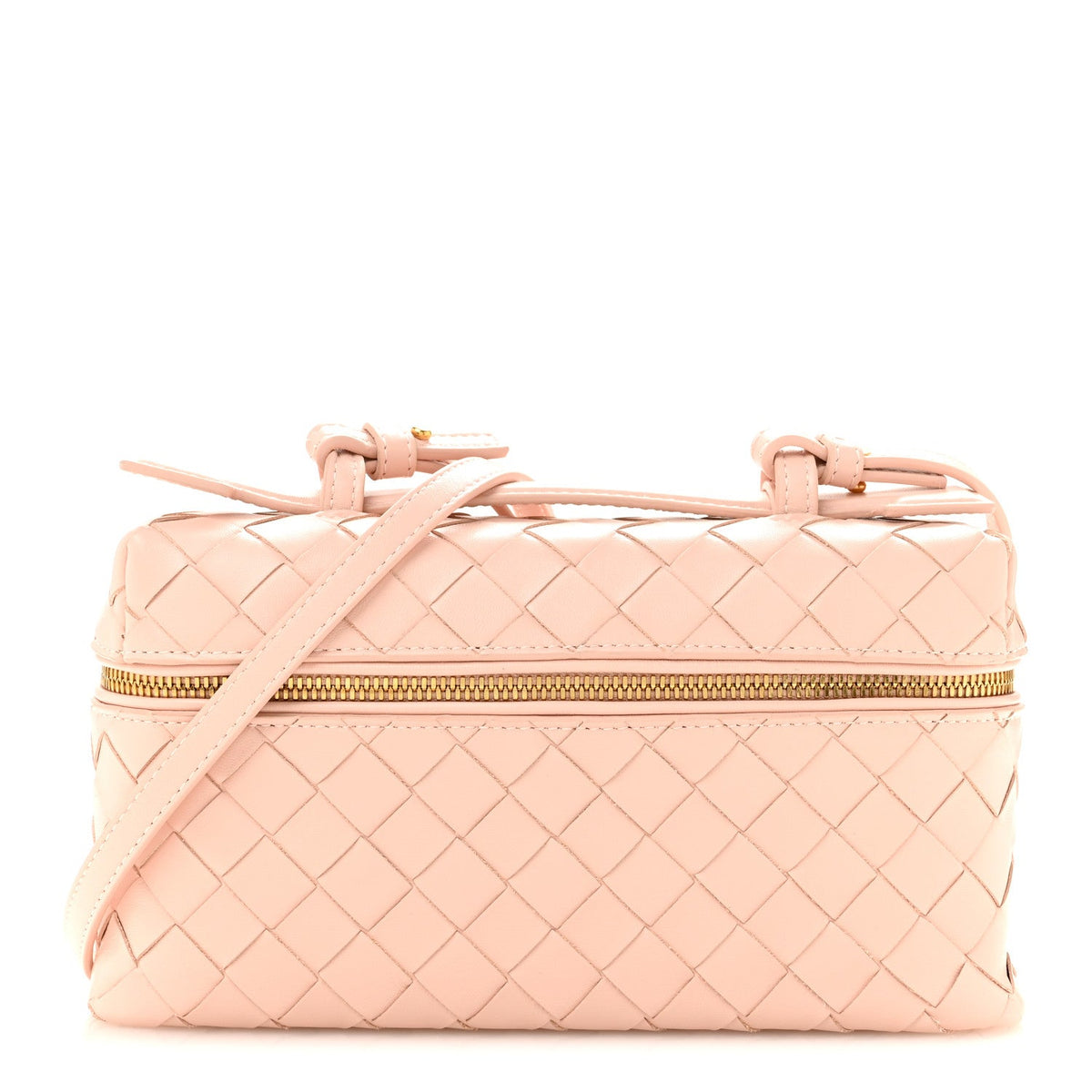 Calfskin Intrecciato Bang Bang Vanity Case Cameo