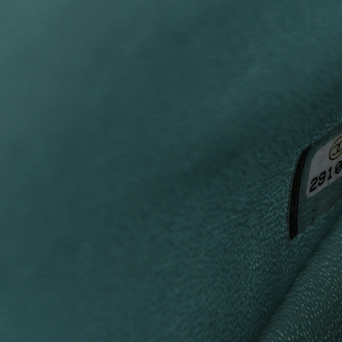 Caviar Quilted Small Double Flap Light Blue