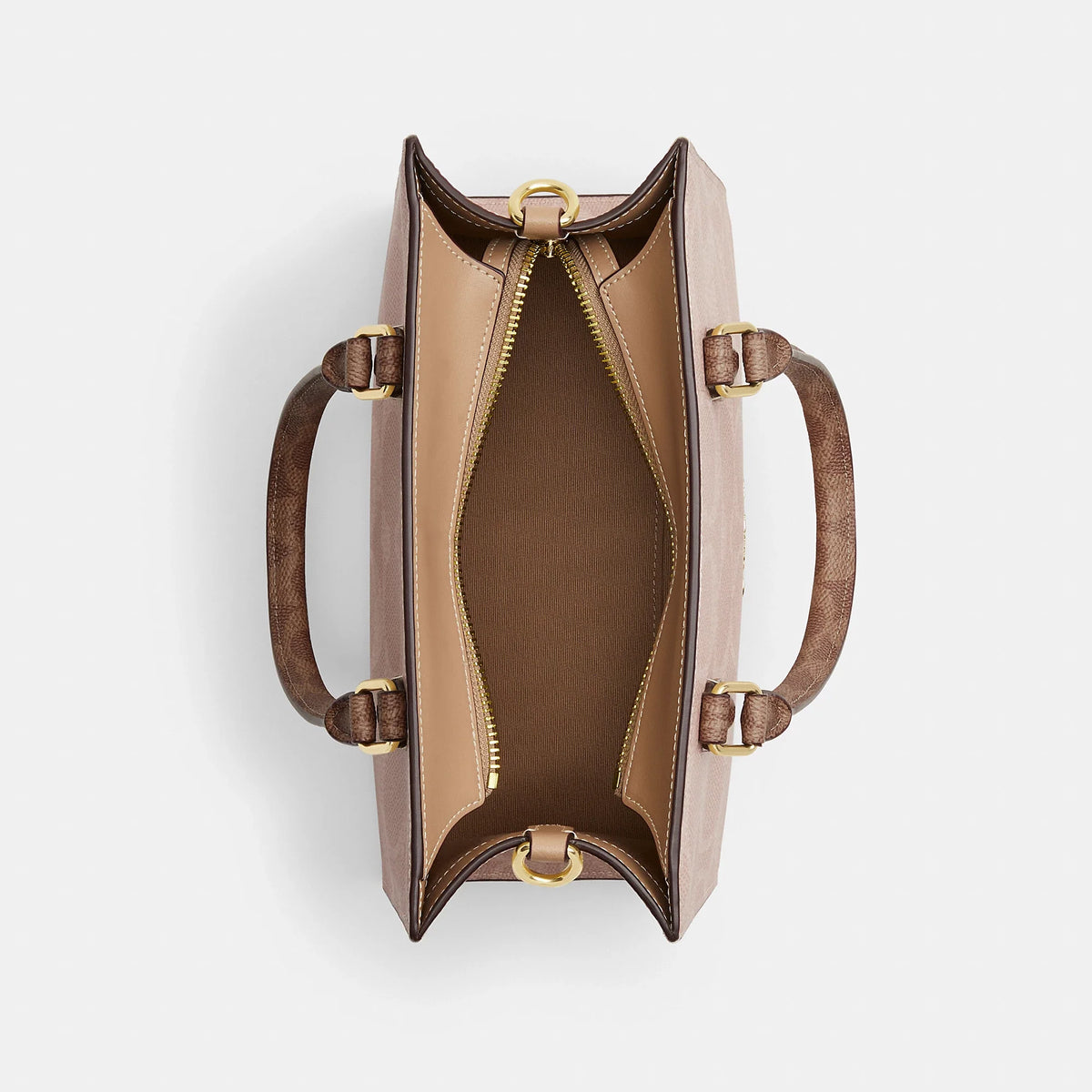 Coach Outlet Maggie Small Tote Bag In Blocked Signature Canvas