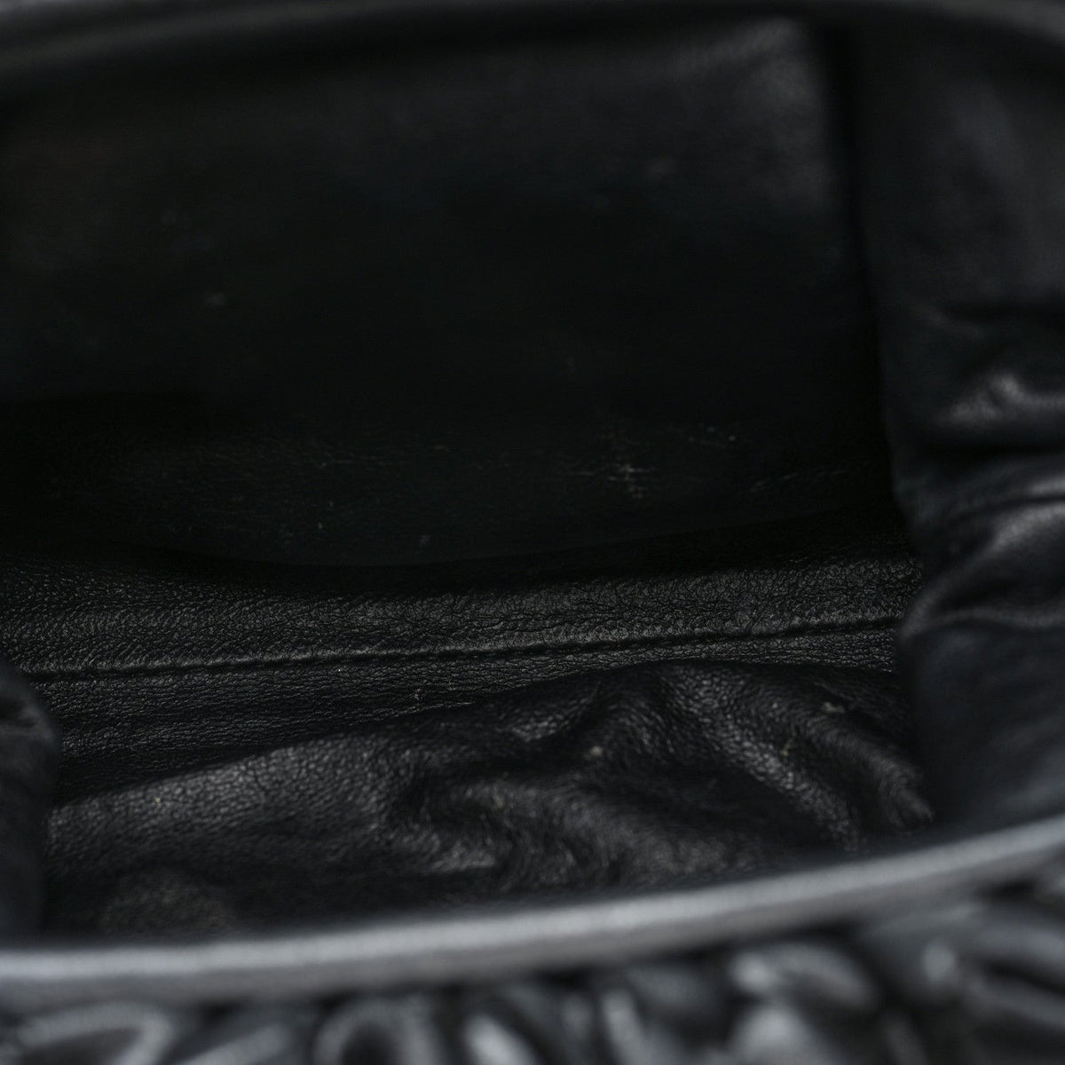 Nappa Intrecciato The Mini Pouch Black