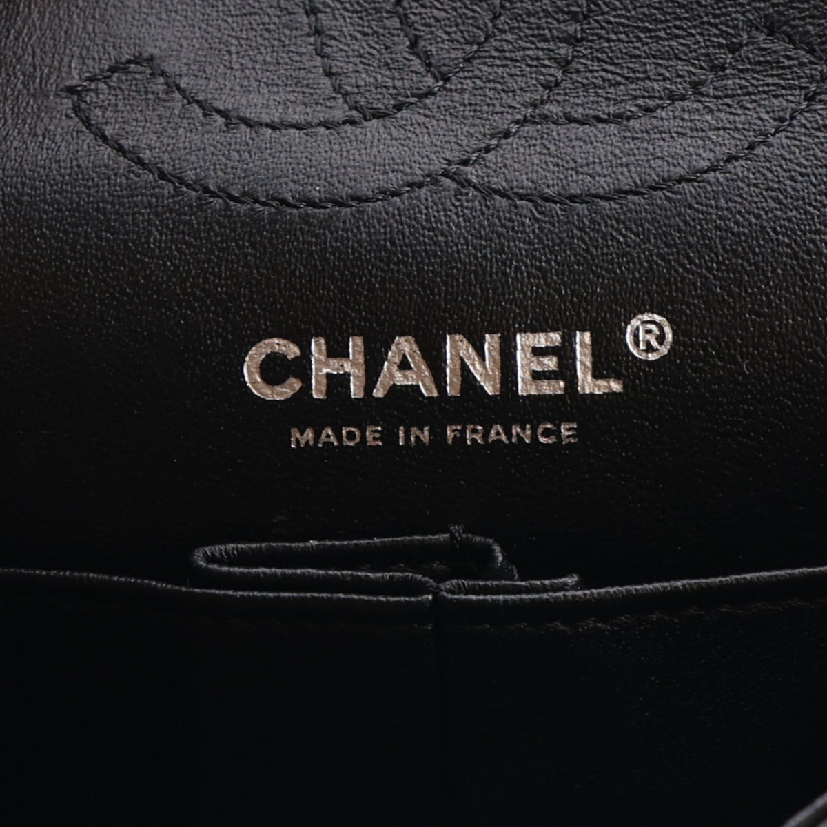Aged Calfskin Quilted 2.55 Reissue Mini Flap Black