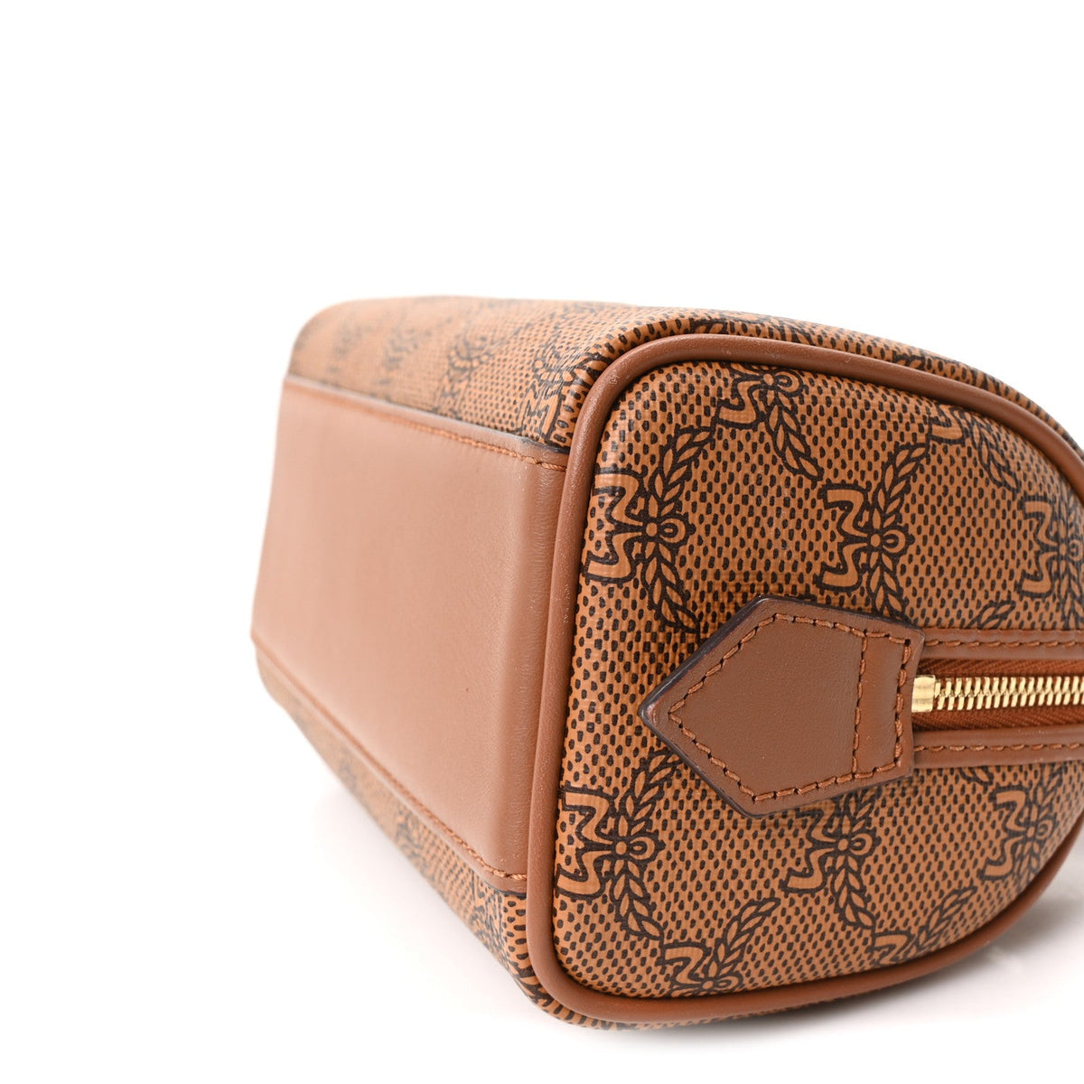 Lauretos Nappa Mini Ella Boston Bag Cognac