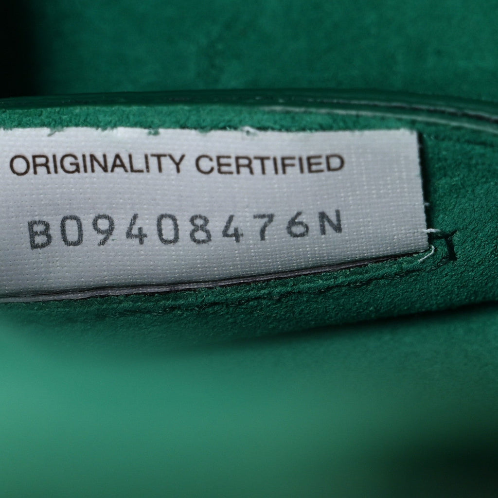 Nappa Maxi Intrecciato Medium Arco Tote Racing Green