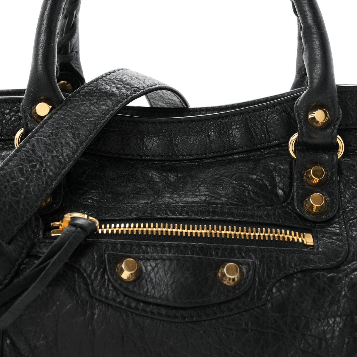 Agneau Classic Gold Hardware S City Black