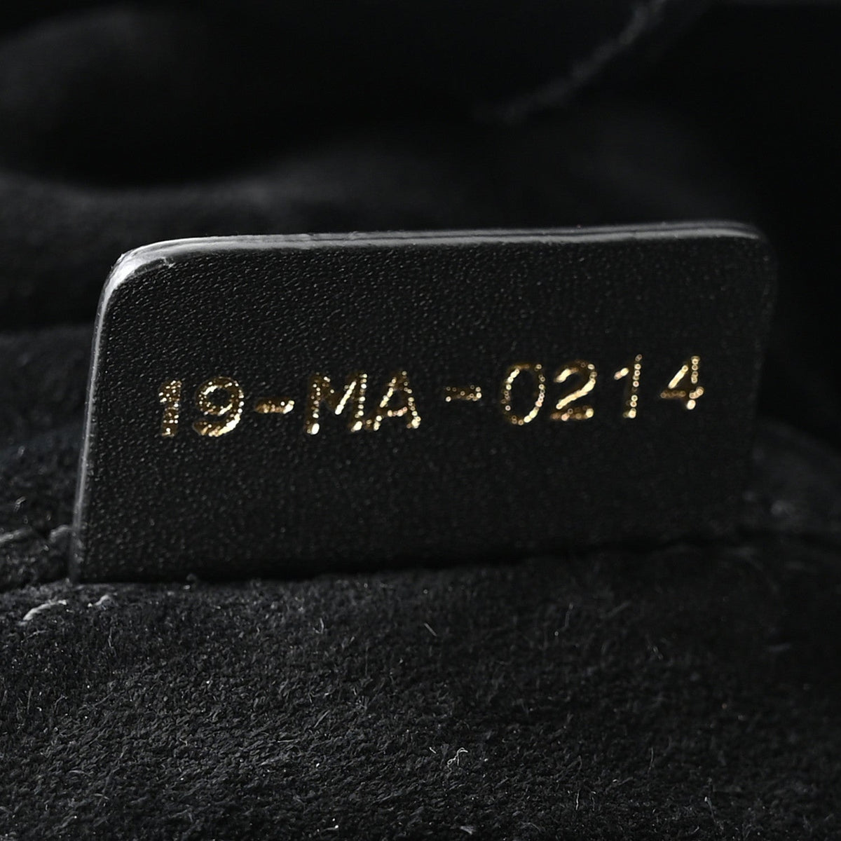 Calfskin Macrocannage Large Toujours Black