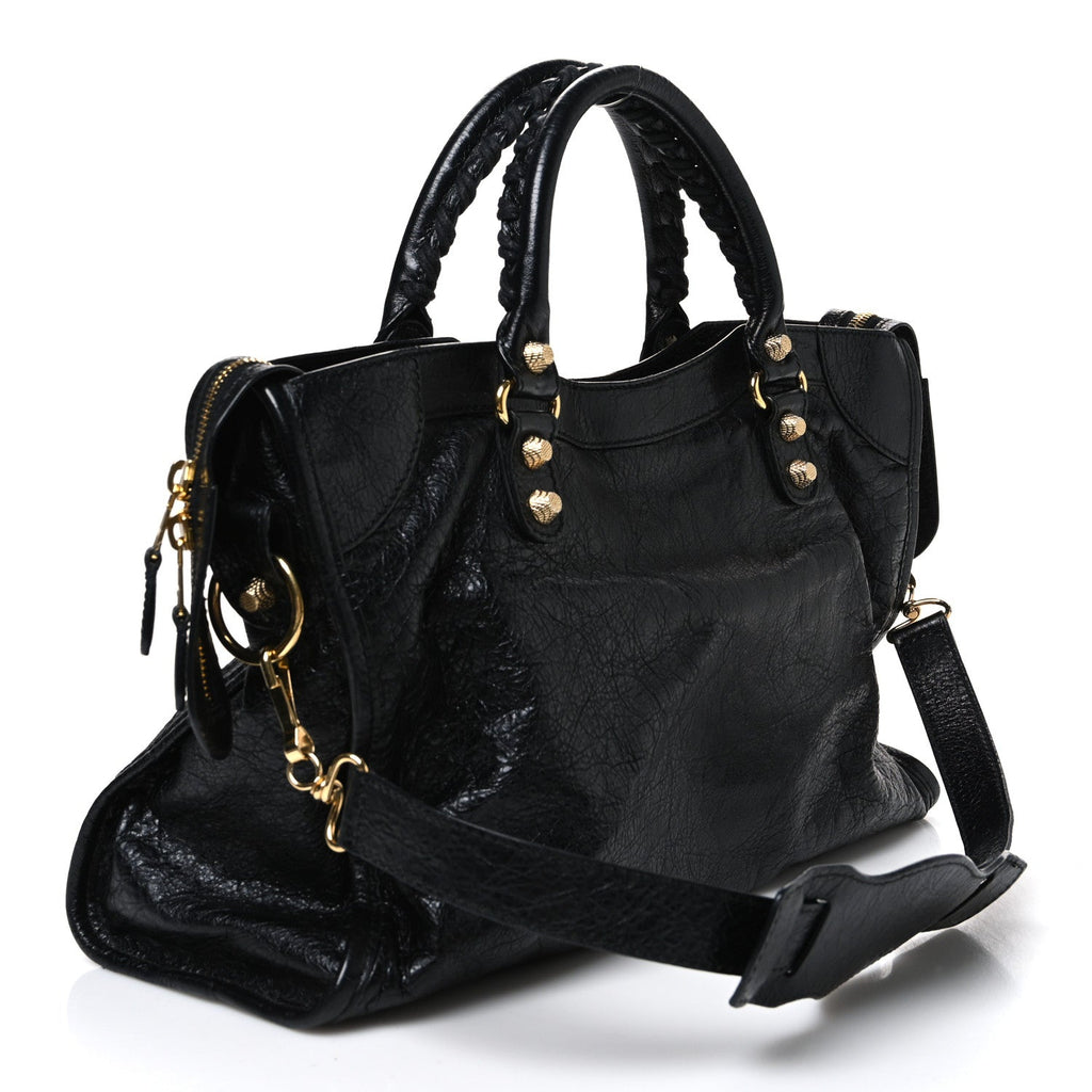 Agneau Giant 12 Gold Hardware City Black