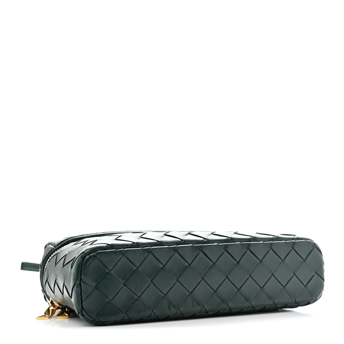 Nappa Intrecciato Bang Bang Vanity Case Emerald Green
