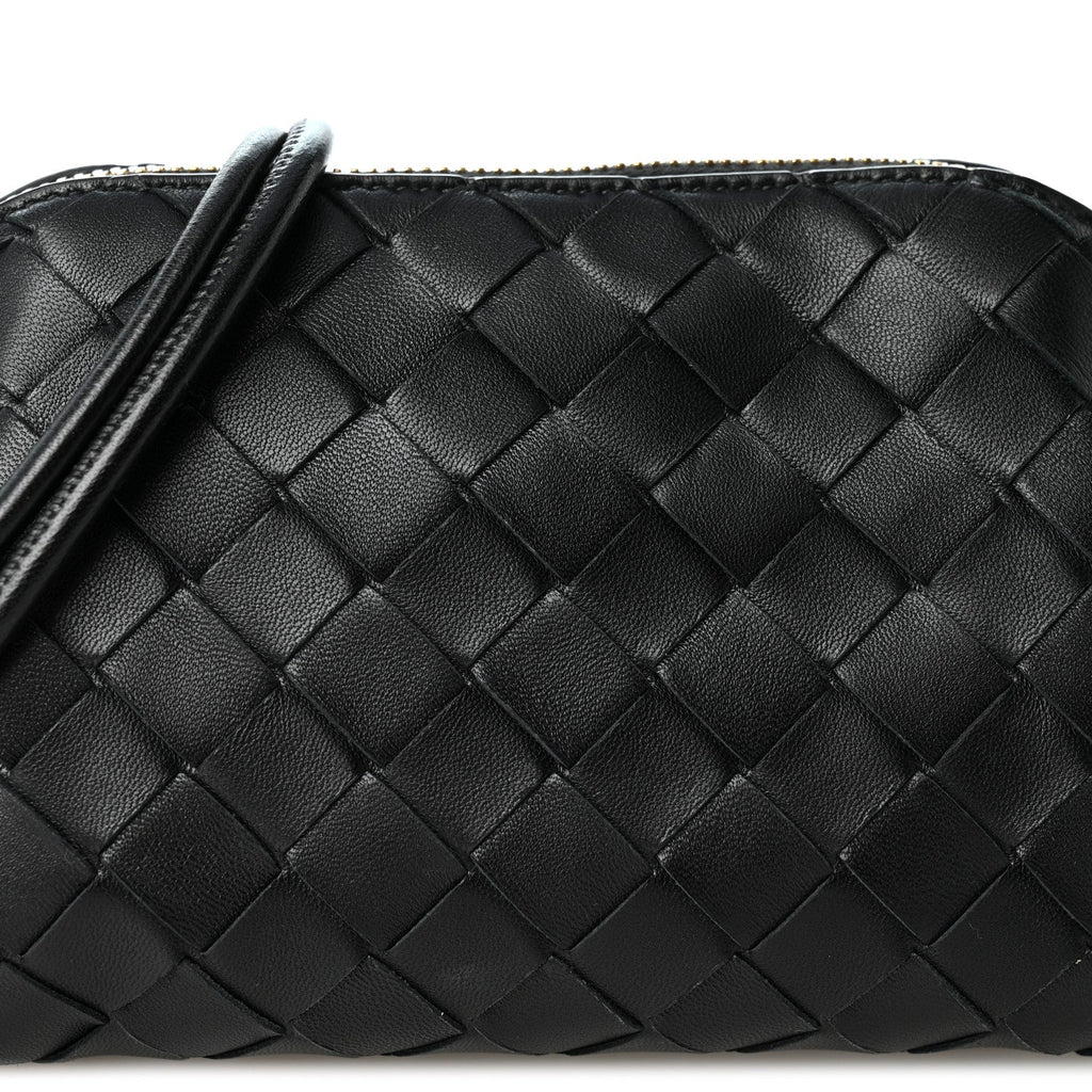 Nappa Intrecciato Concert Pouch Black