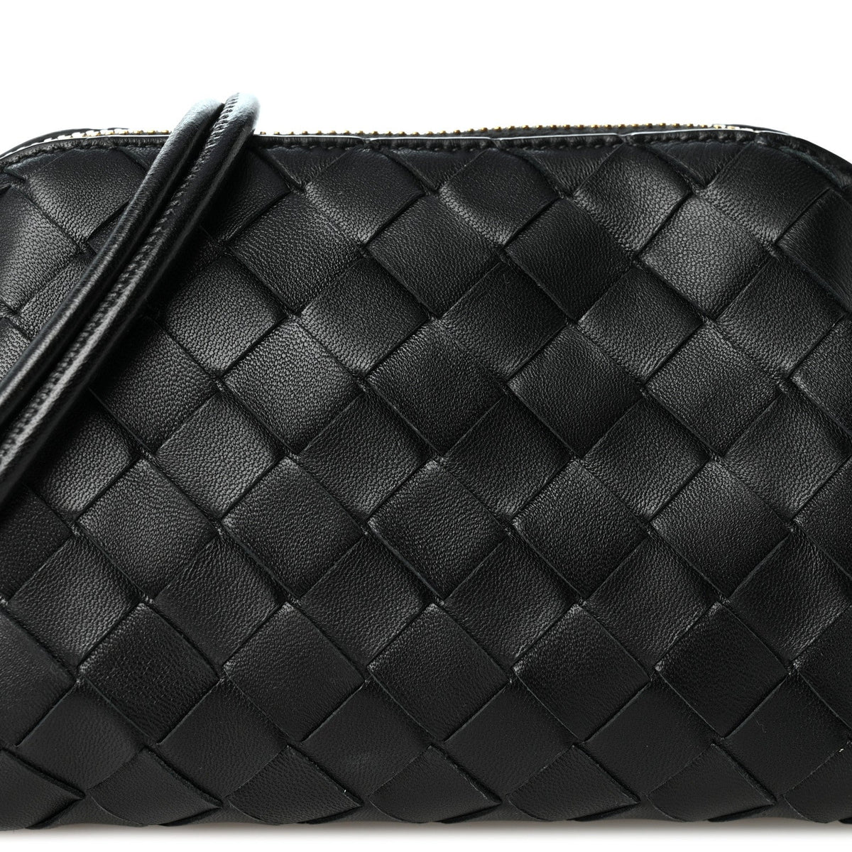 Nappa Intrecciato Concert Pouch Black