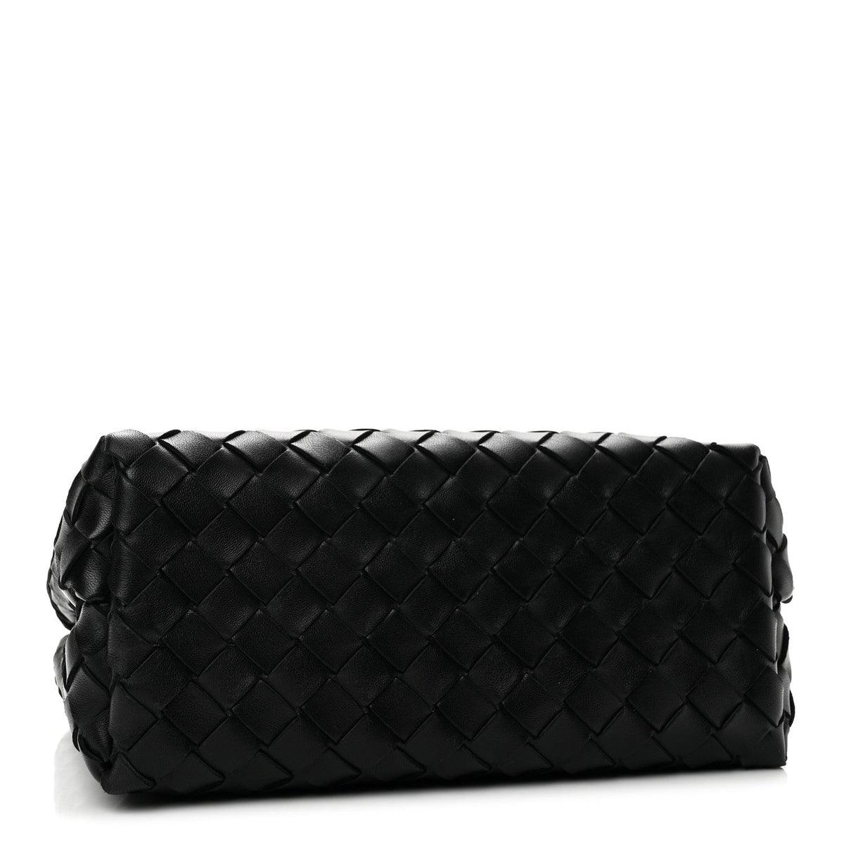 Nappa Intrecciato Small Andiamo With Chain Shoulder Bag Black