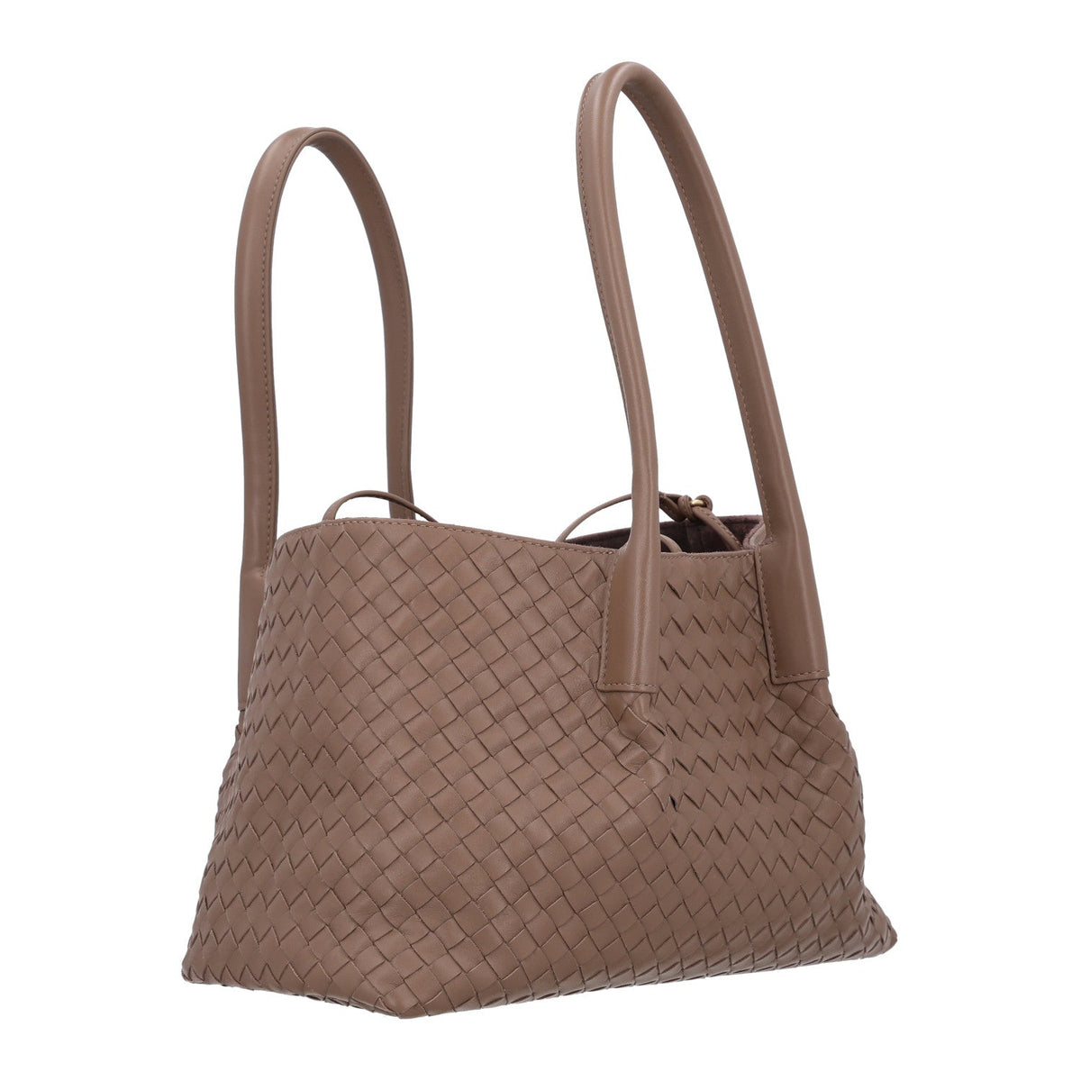 Calfskin Intrecciato Medium Pinacoteca Reversible Tote Pinecone Fondant