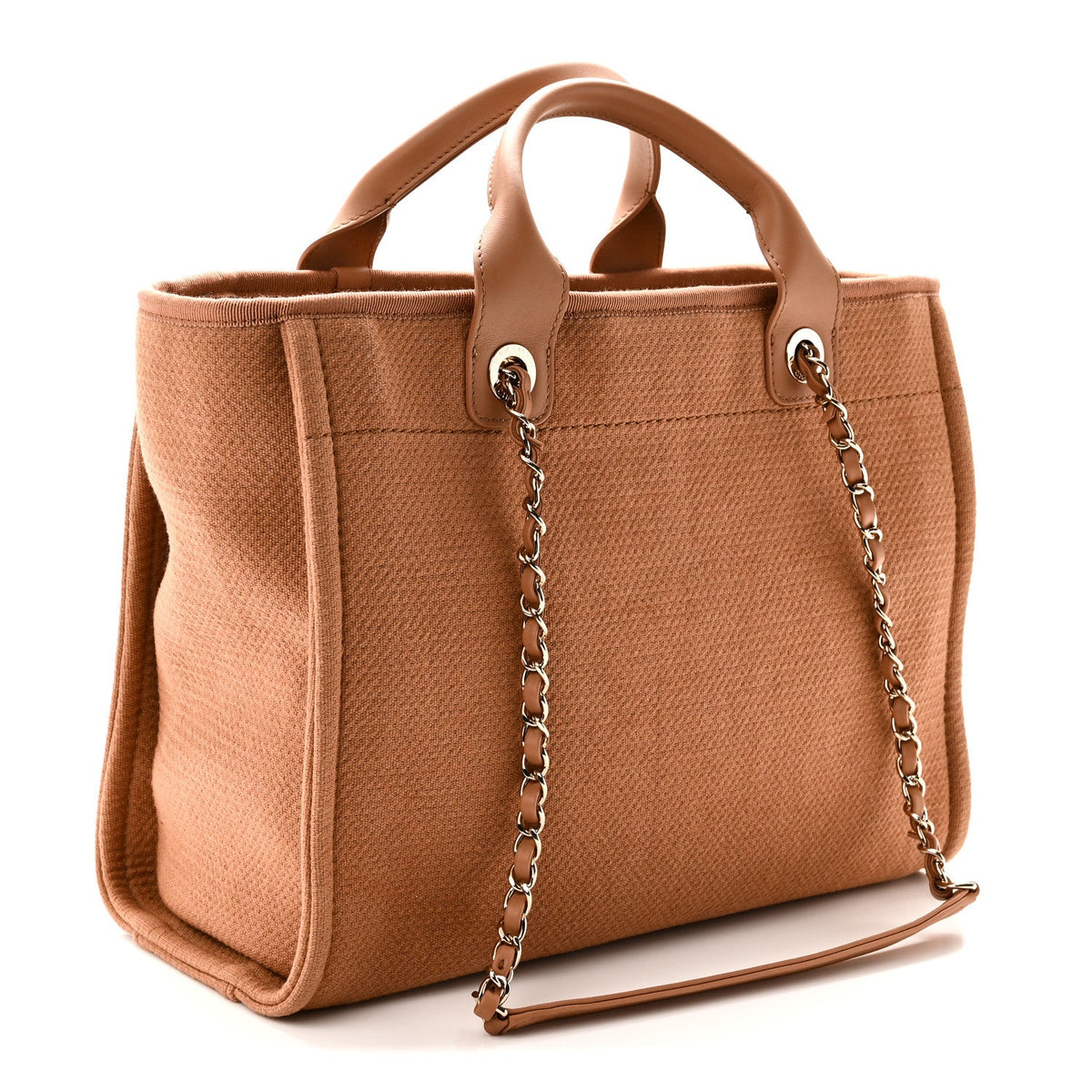 Mixed Fibers Small Deauville Tote Camel