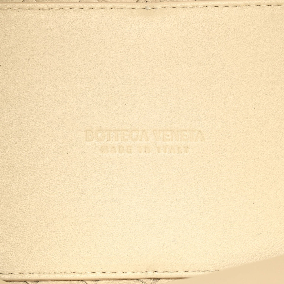 Nappa Intrecciato Medium Andiamo Shoulder Bag Sea Salt