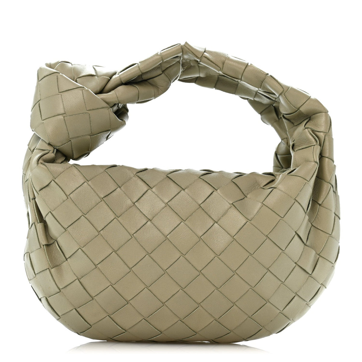Nappa Intrecciato Mini Jodie Travertine