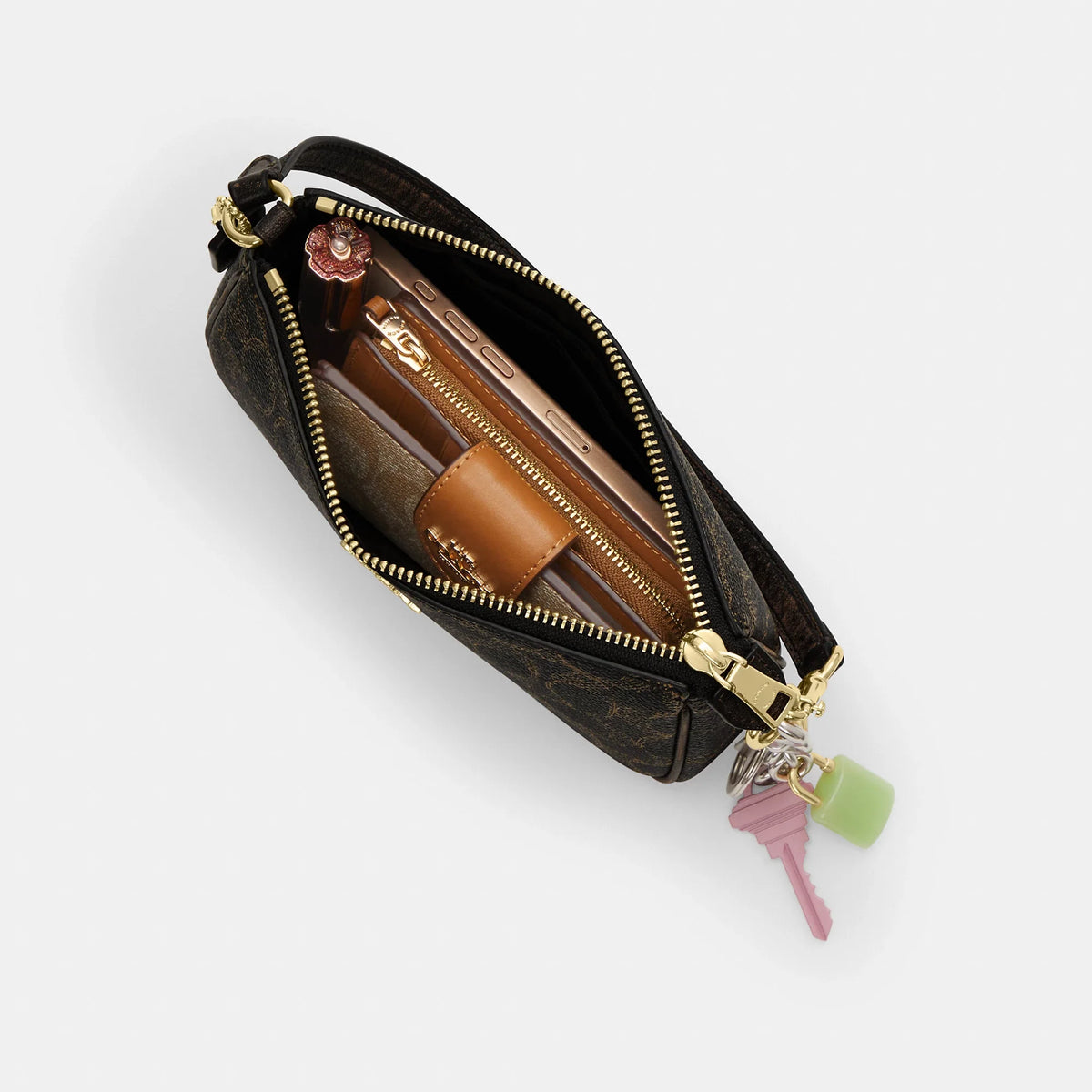 Coach Outlet Nolita 19 In Loved Signature Canvas With Charms