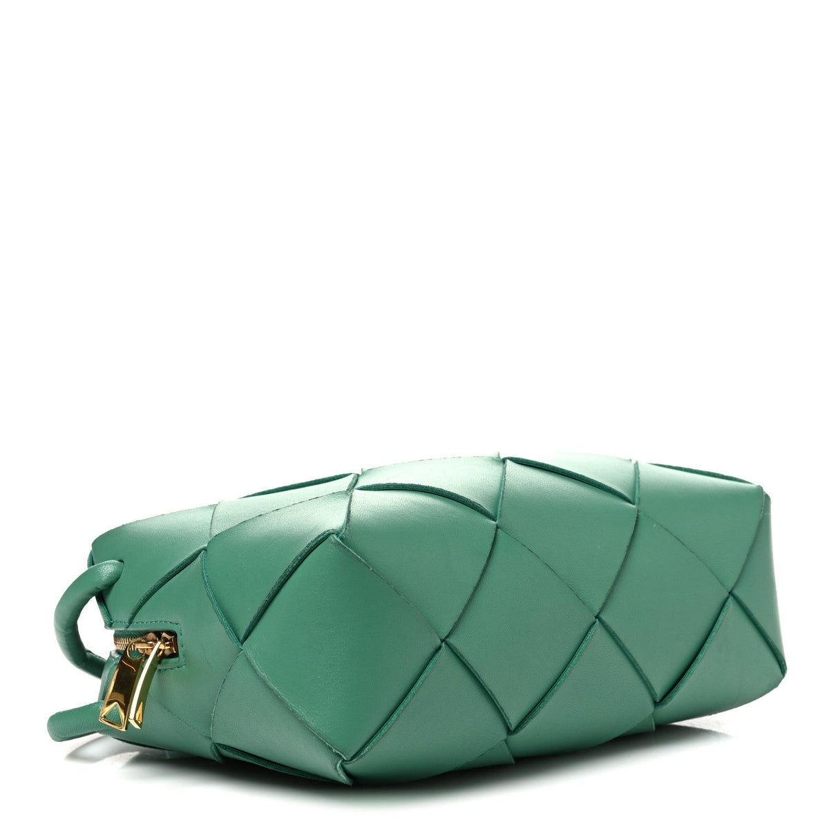 Lambskin Maxi Intrecciato Small Cassette Camera Bag Mermaid