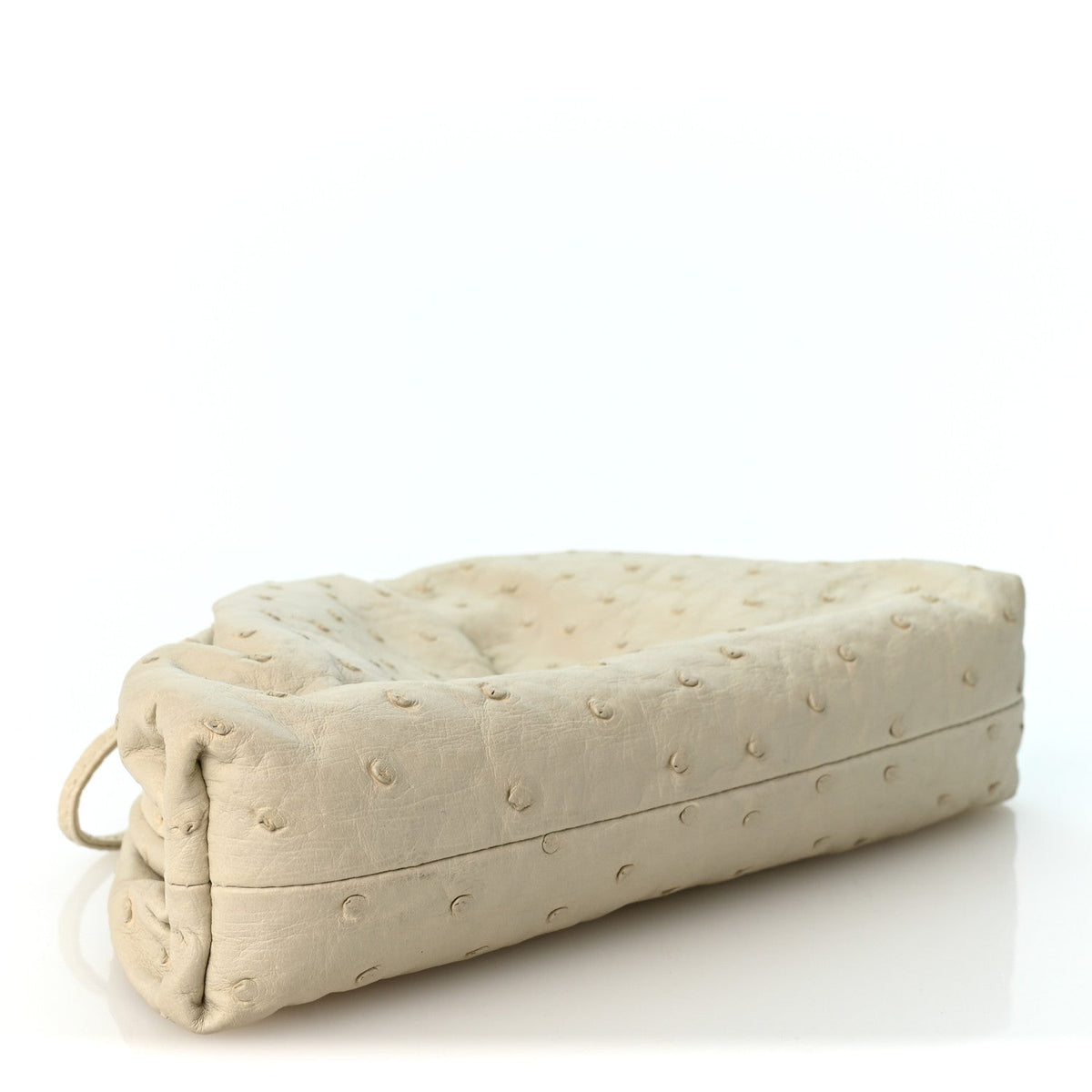 Ostrich The Mini Pouch White