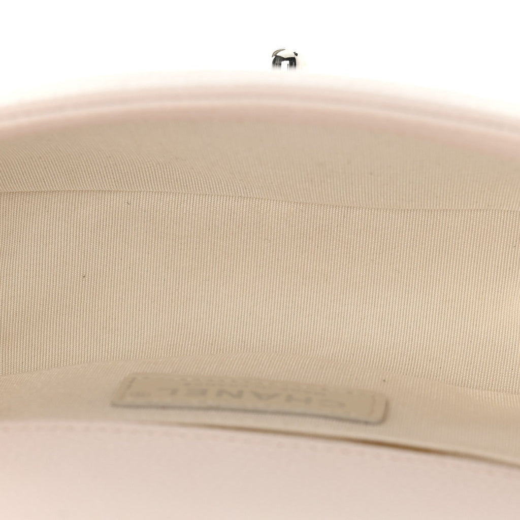 Caviar Quilted Small Boy Flap White