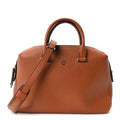 Grained Calfskin Medium Ella Boston Brown
