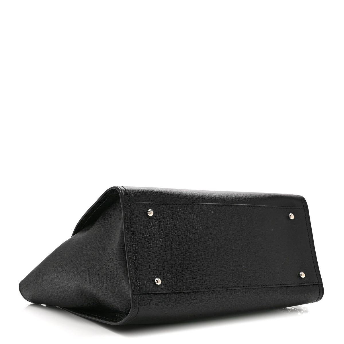 Caviar Small Studded Deauville Tote Black