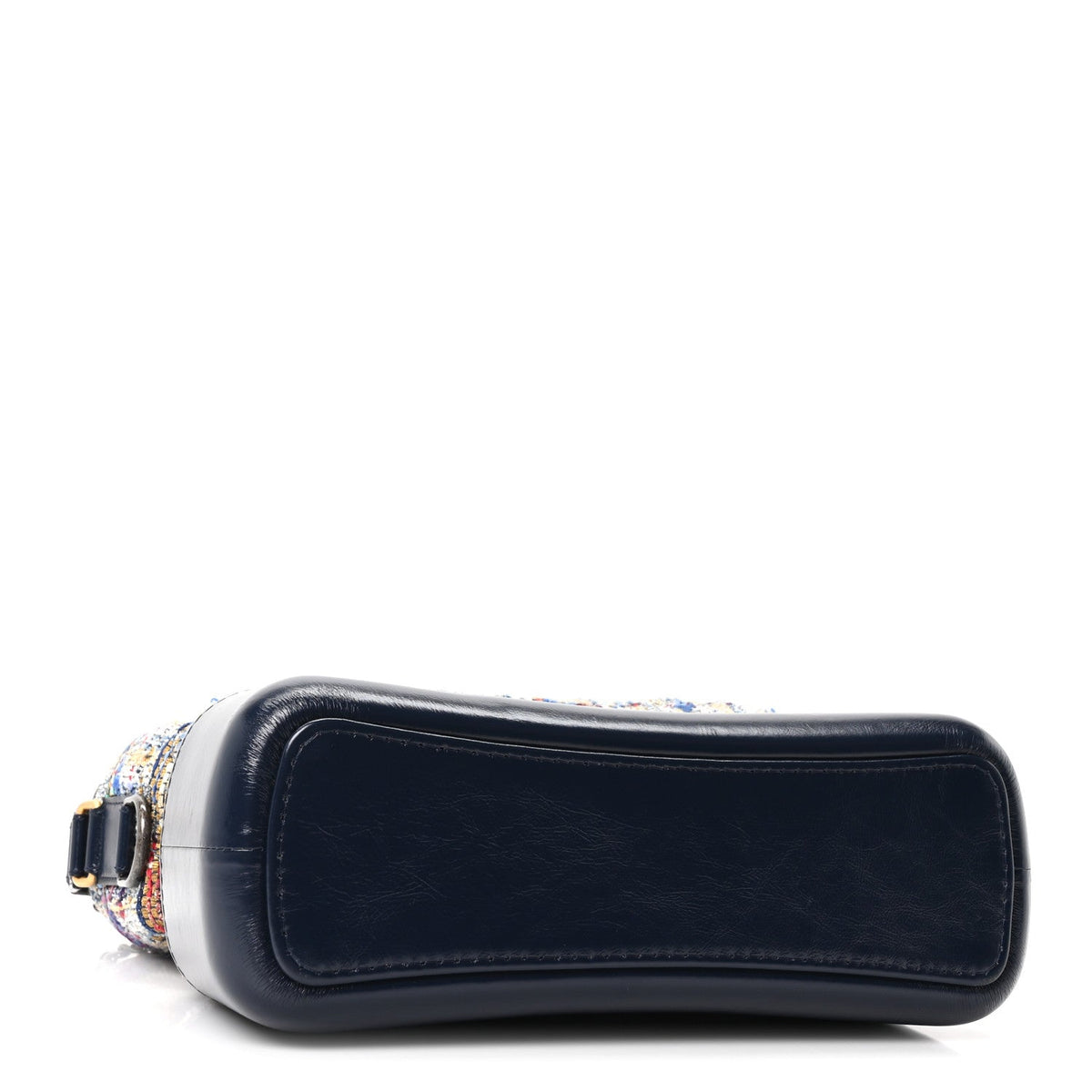 Tweed Calfskin Quilted Medium Gabrielle Hobo Navy
