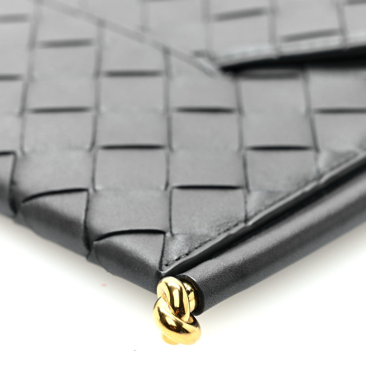 Calfskin Intrecciato Solstice Phone Pouch Nocturnal