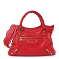 Agneau Giant 12 Gold Hardware Town Rouge Cardinal