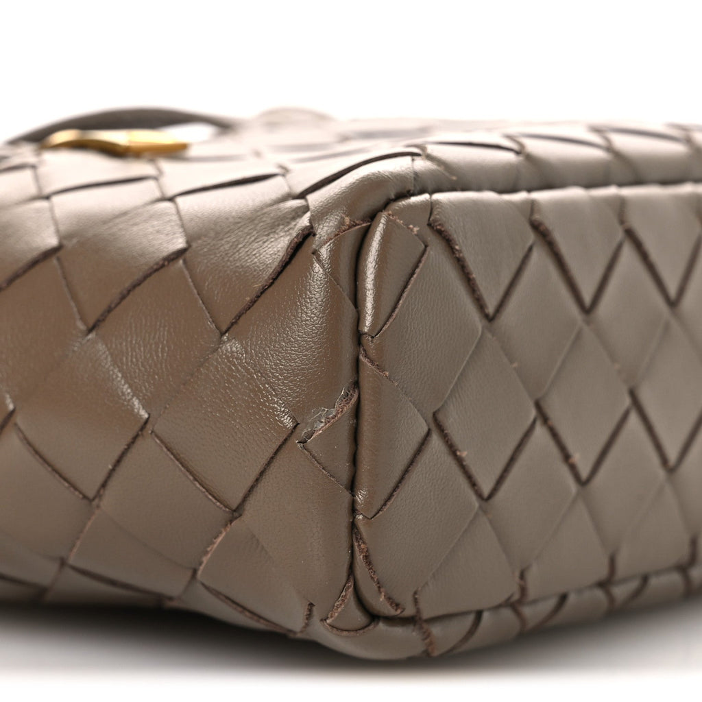 Calfskin Intrecciato Bang Bang Vanity Case Pinecone
