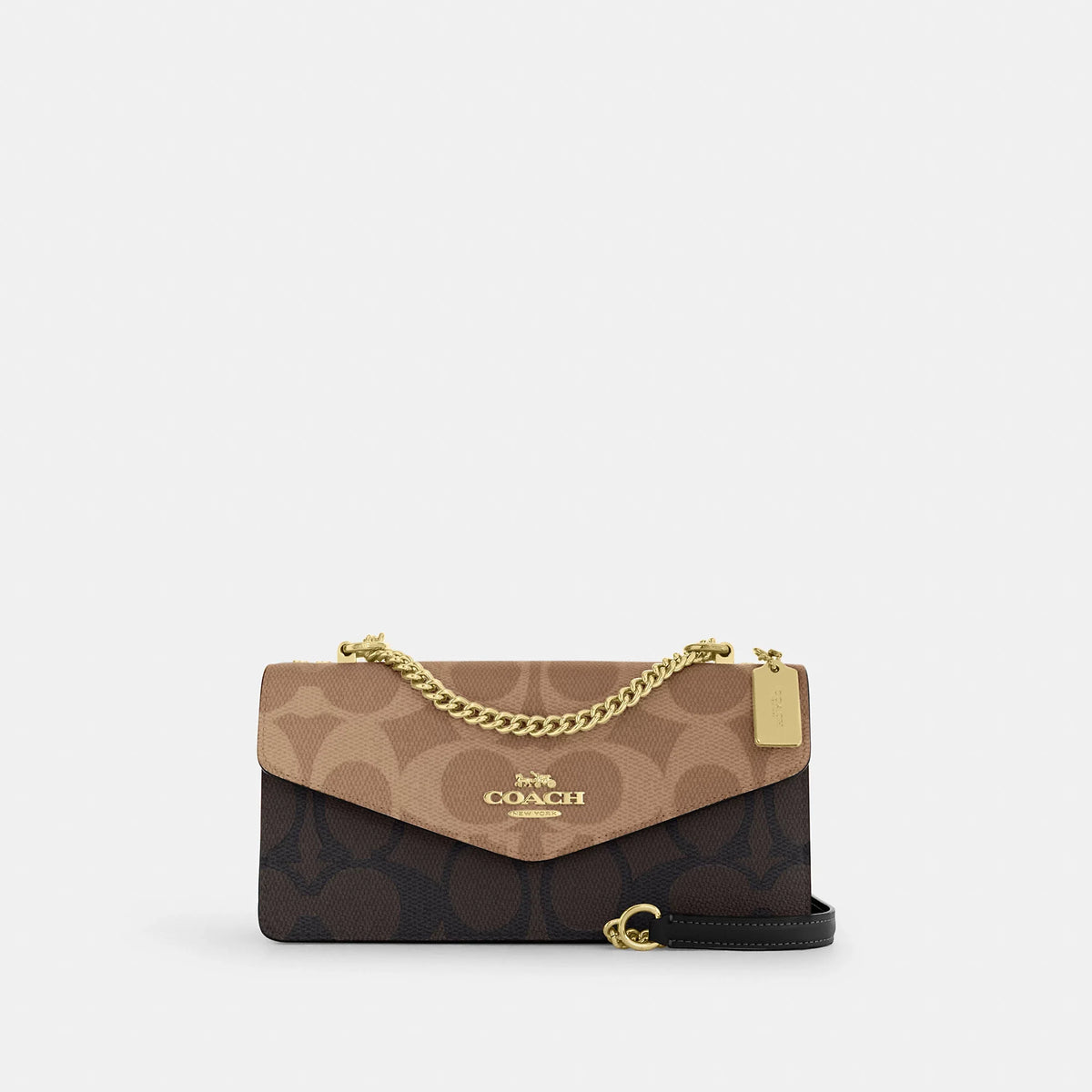 Coach Outlet Klare Envelope Crossbody Bag In Blocked Signature Canvas