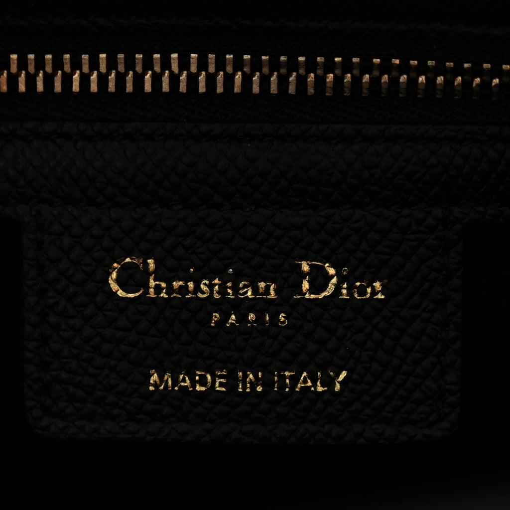 Grained Calfskin Saddle Bag With Strap Black