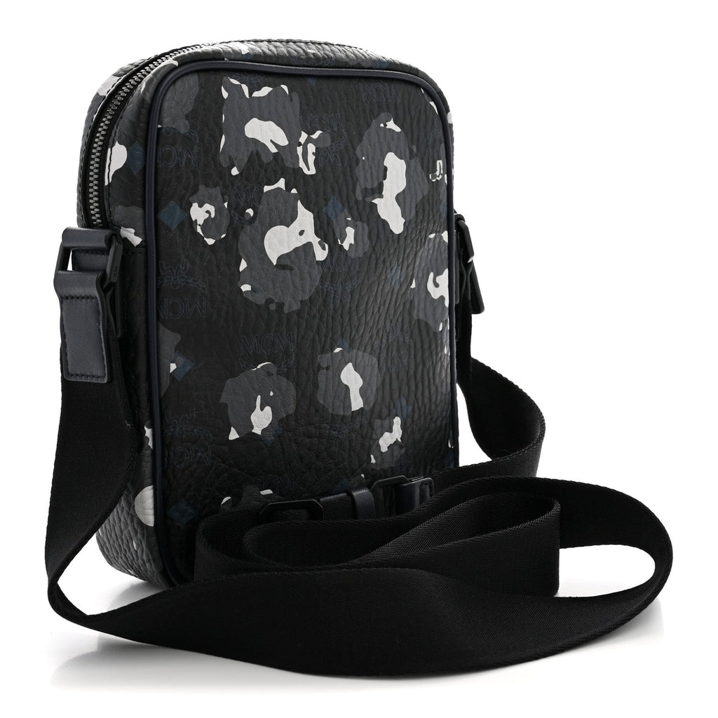 Visetos Camouflage Crossbody Bag Black Blue