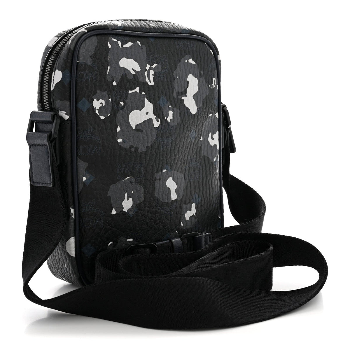 Visetos Camouflage Crossbody Bag Black Blue