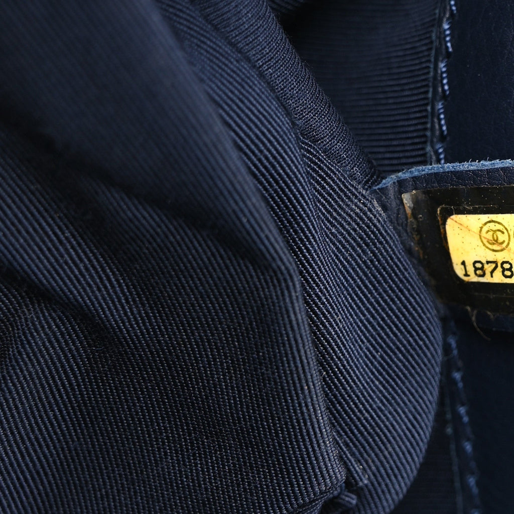Calfskin New Medium Boy Reverso Flap Navy