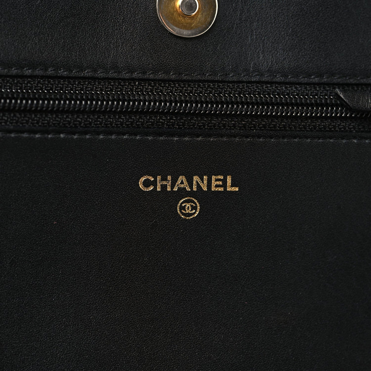 Caviar Quilted Boy Wallet On Chain WOC Black
