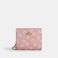 Coach Outlet Snap Wallet With Floral Print