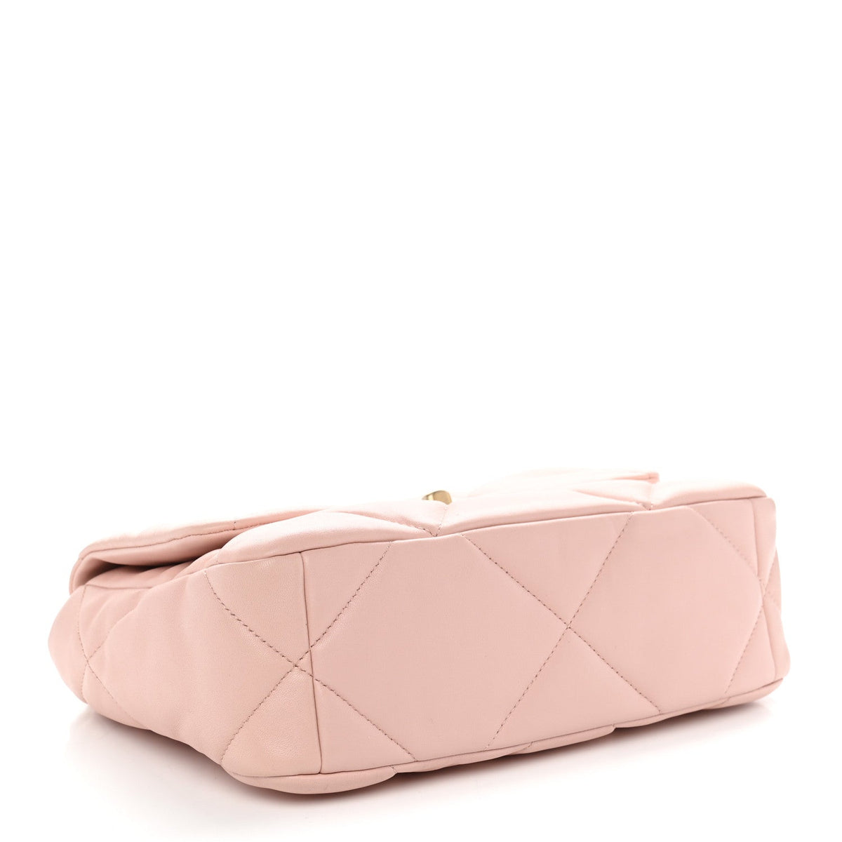 Lambskin Quilted Medium Chanel 19 Flap Light Pink