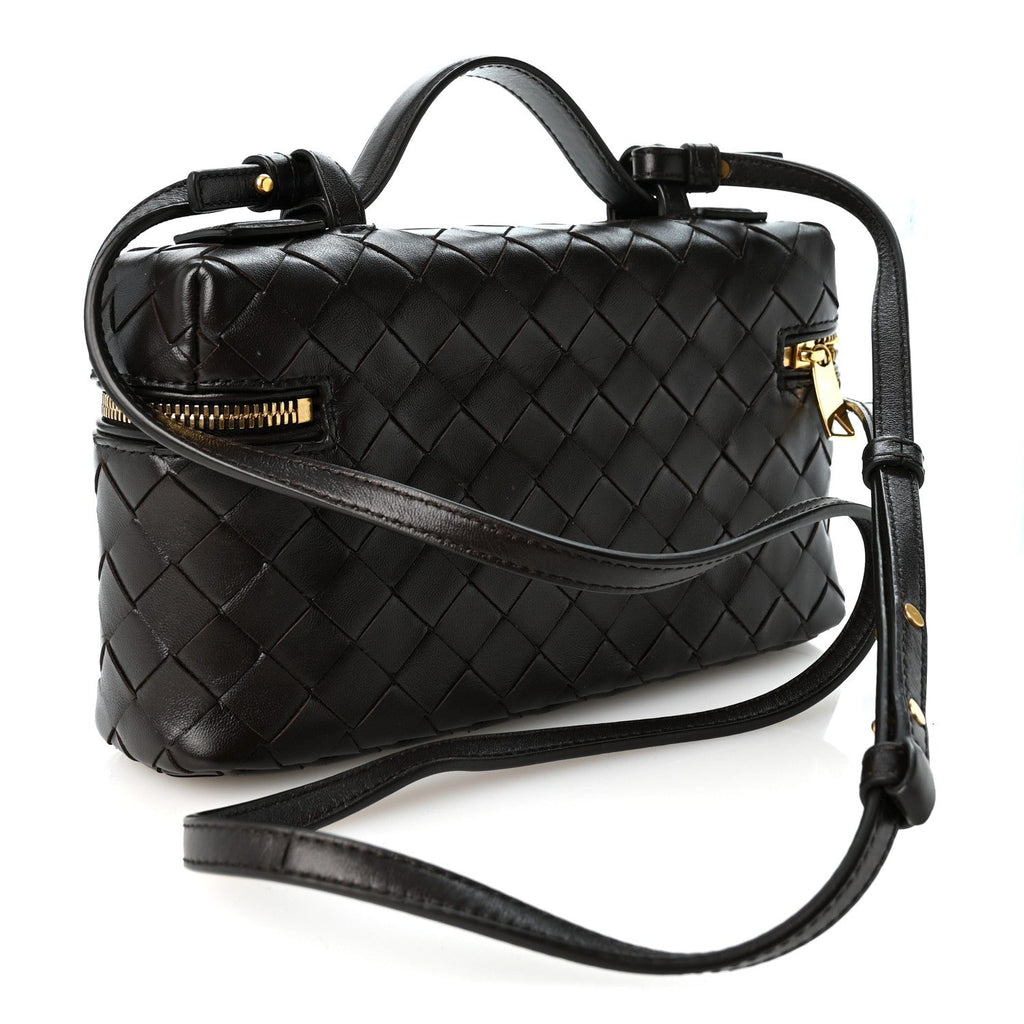 Calfskin Intrecciato Bang Bang Vanity Case Fondant
