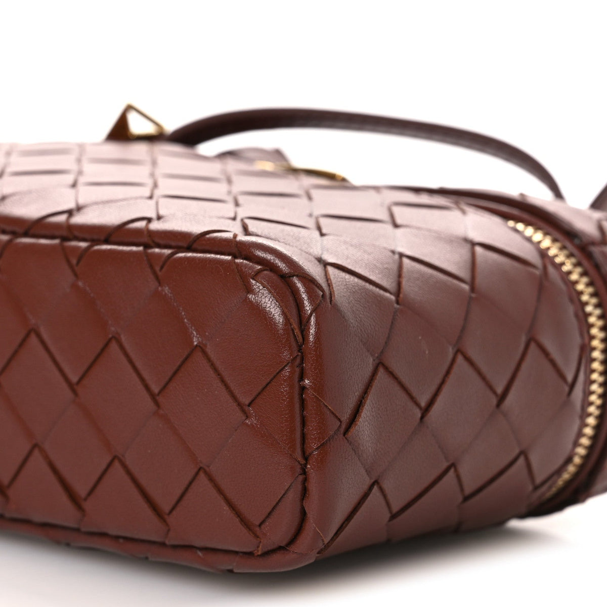 Nappa Intrecciato Bang Bang Vanity Case Sapele