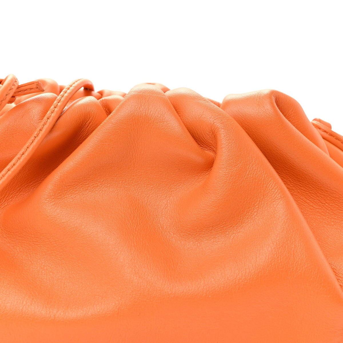 Butter Calfskin The Mini Pouch Light Orange