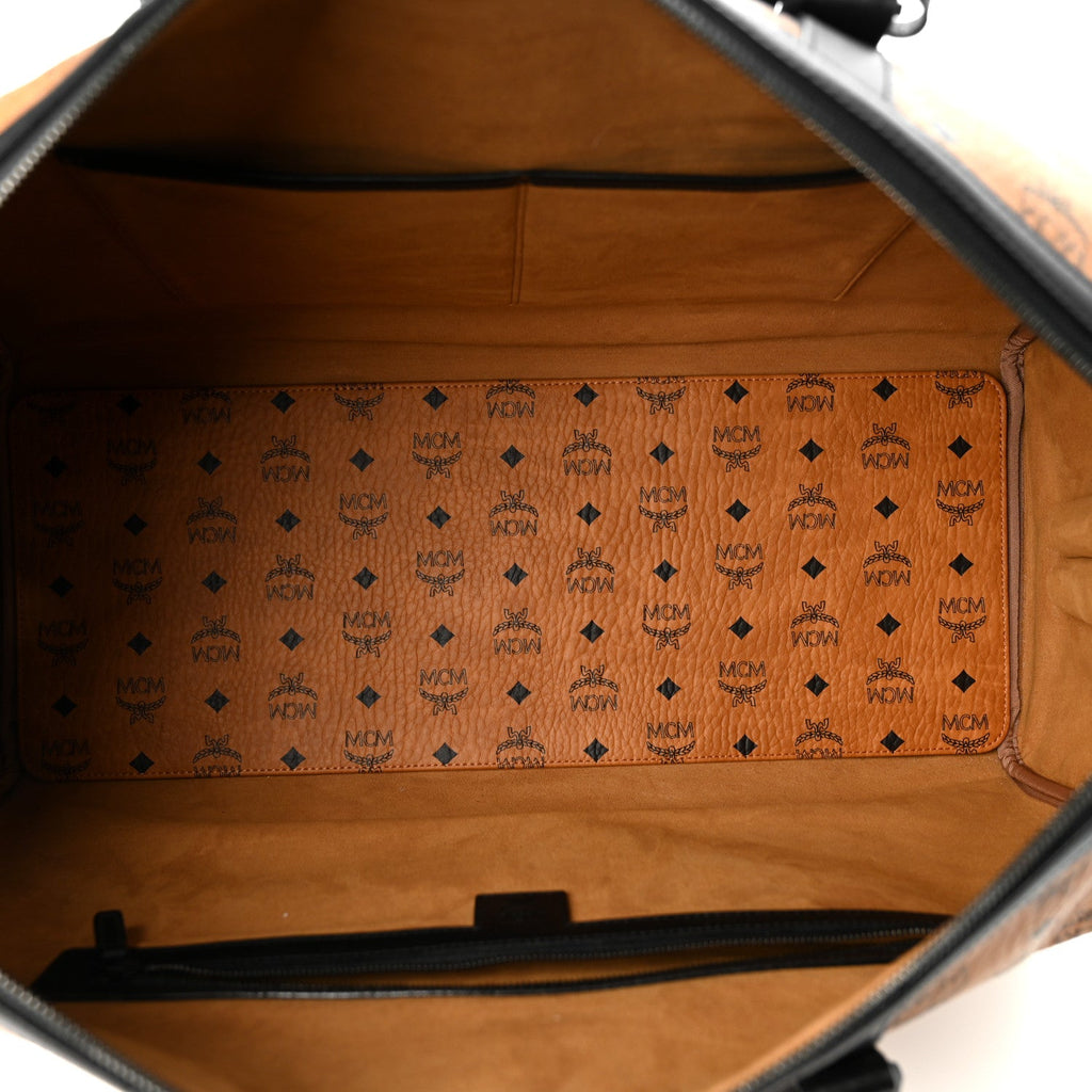 Visetos Ottomar Weekender Duffle Bag Cognac Black