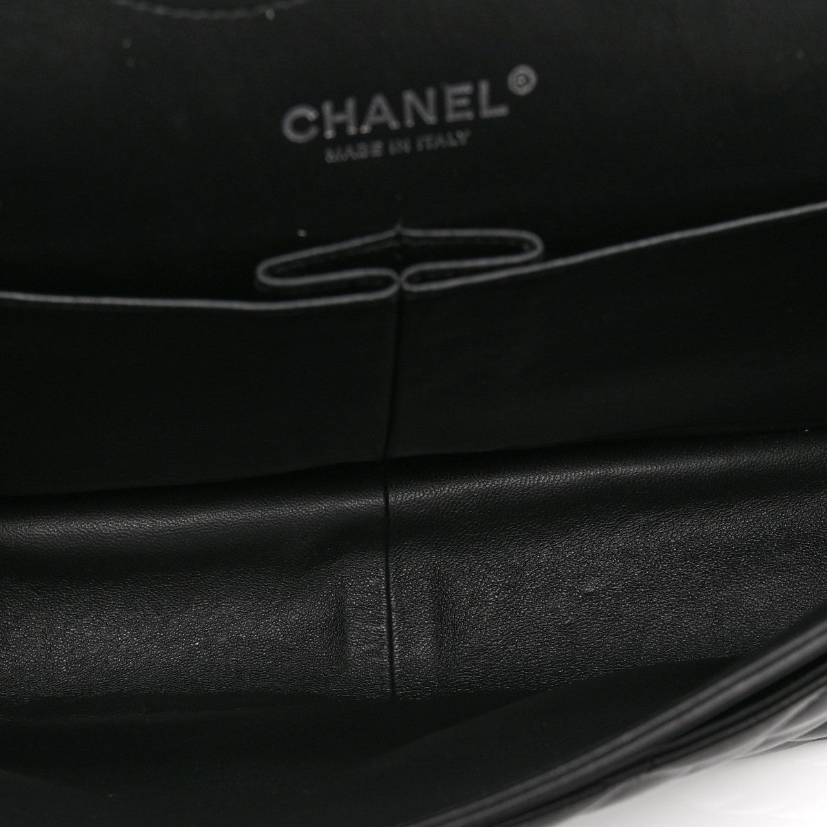 Lambskin Quilted Jumbo Double Flap So Black
