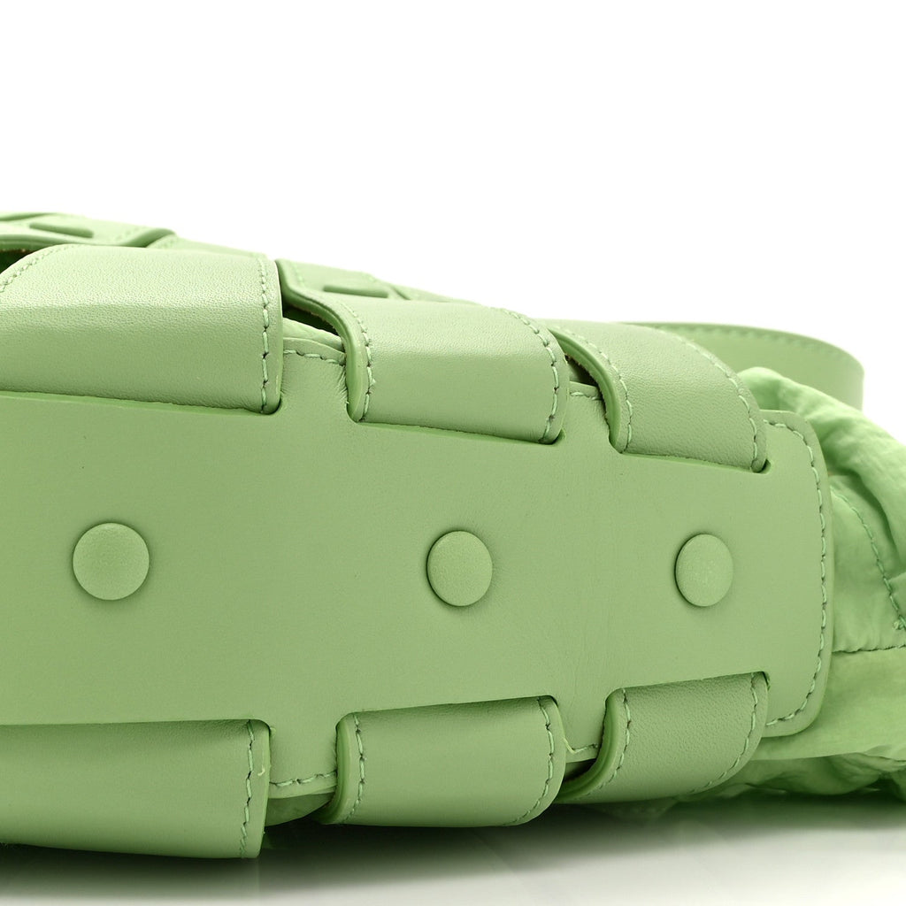 French Calfskin Small Shell Pistachio