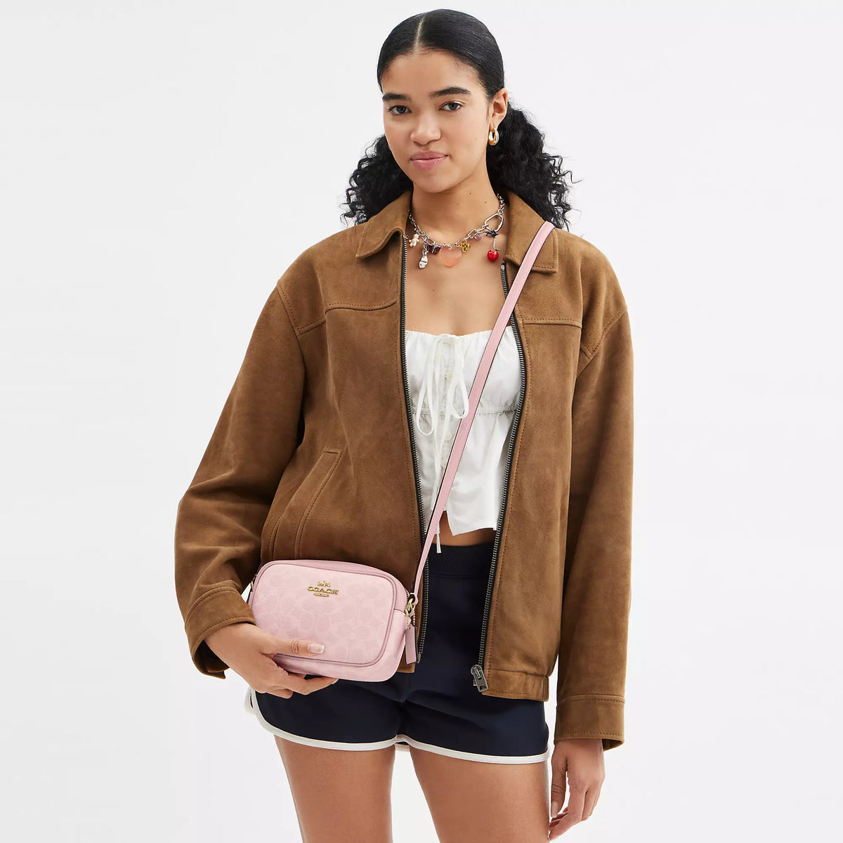 Coach Outlet Mini Jamie Camera Bag In Signature Canvas