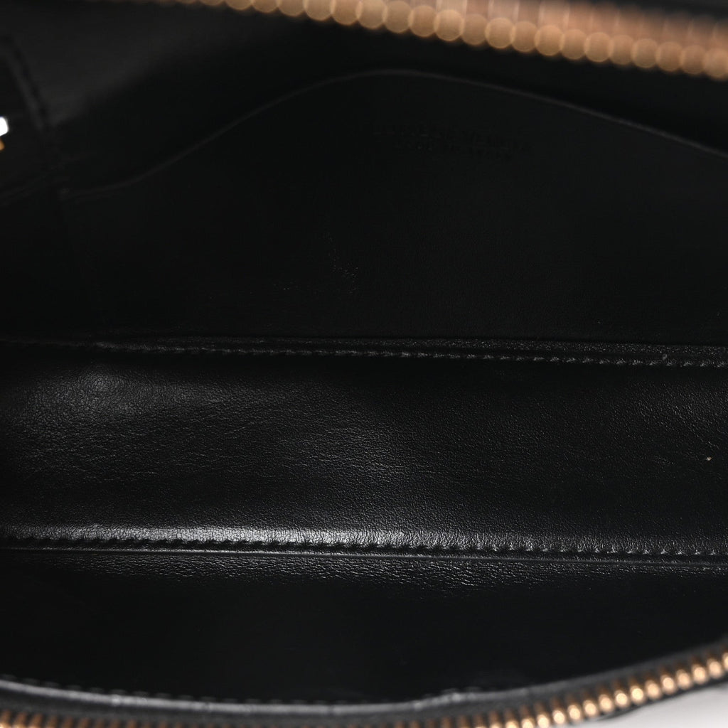 Calfskin Intrecciato Bang Bang Vanity Case Black