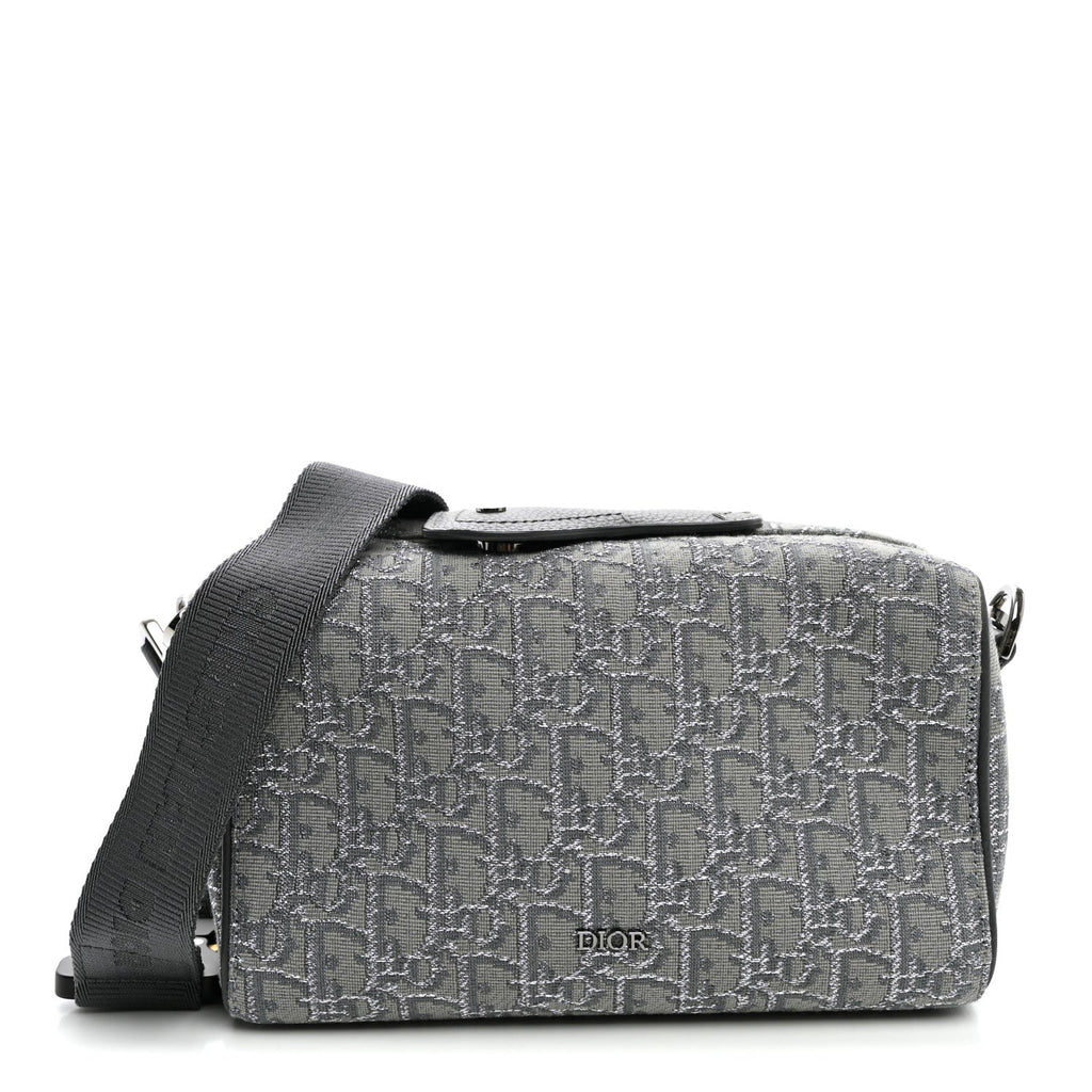 Oblique Jacquard Lingot 22 Bag Silver