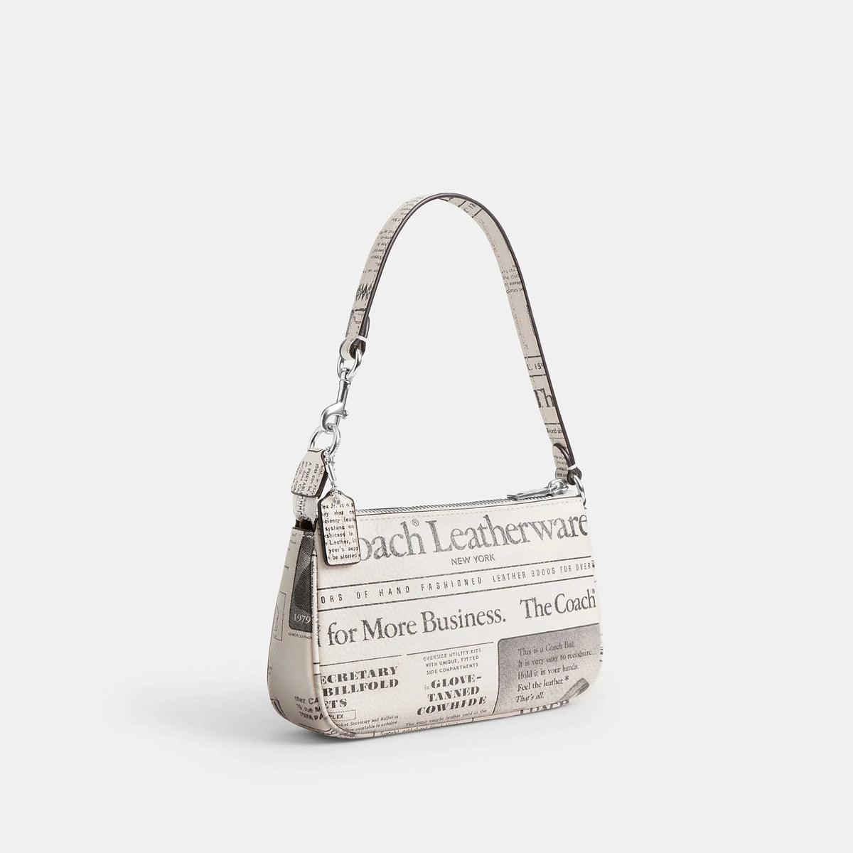 Coach Outlet Nolita 19 With Newspaper Print