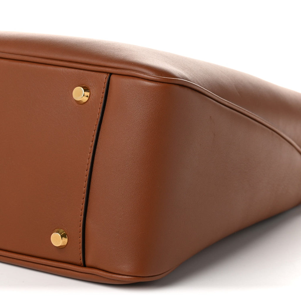 Natural Smooth Calfskin Medium Rodeo Hobo New Tan